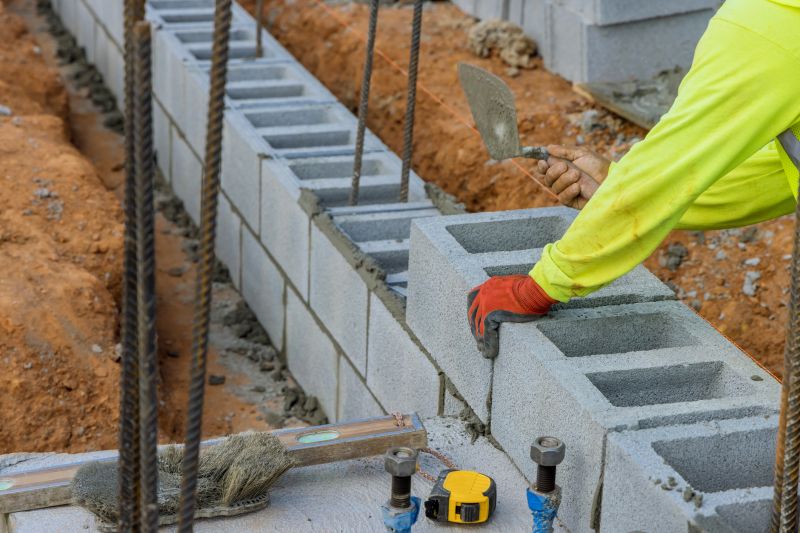 Block Wall Installation in Holbrook, MA
