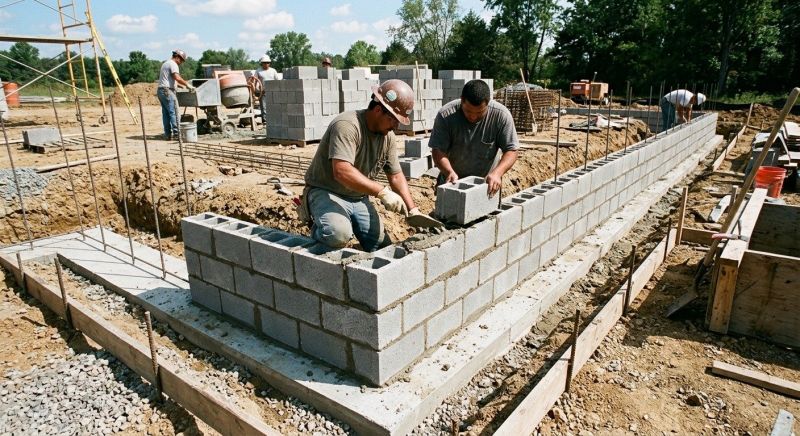 Block Wall Installation in Holliston, MA