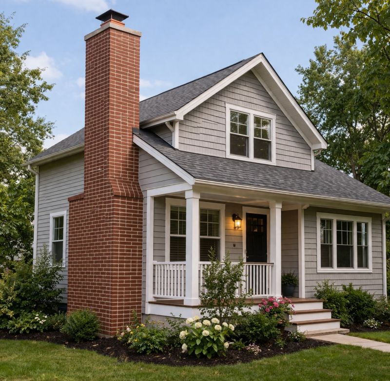Brick Chimney Installation in Framingham, MA