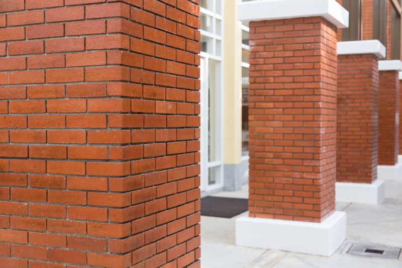 Brick Columns Installation in Framingham, MA