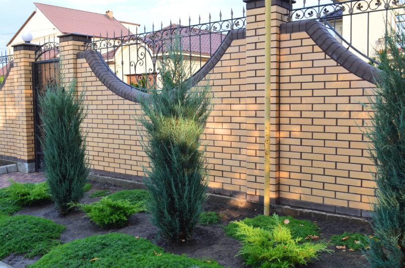 Brick Fence Installation in Framingham, MA