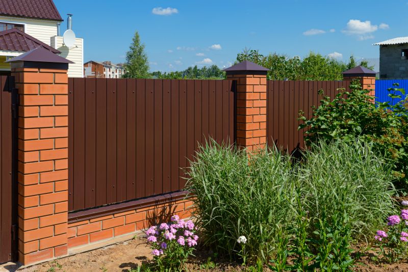 Brick Fence Installation in Framingham, MA