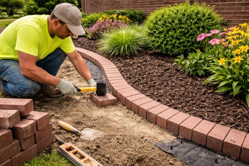 Brick Hardscape Installation in Arlington, MA