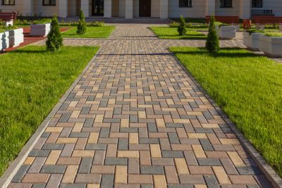 Brick Hardscape Installation in Chestnut Hill, MA