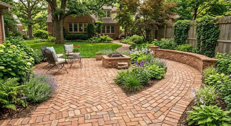 Brick Hardscaping Installation in Chelmsford, MA
