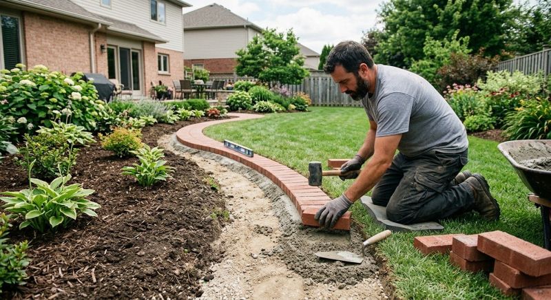 Brick Hardscaping Installation in East Walpole, MA