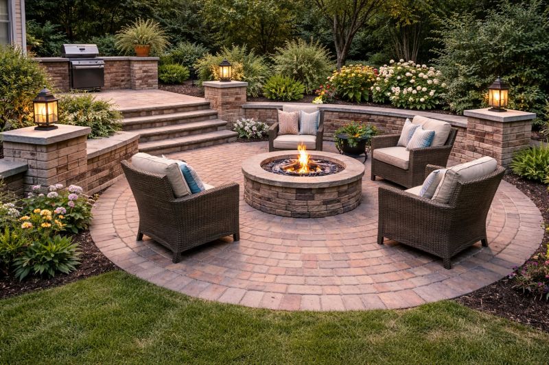 Brick Patio Installation in Framingham, MA