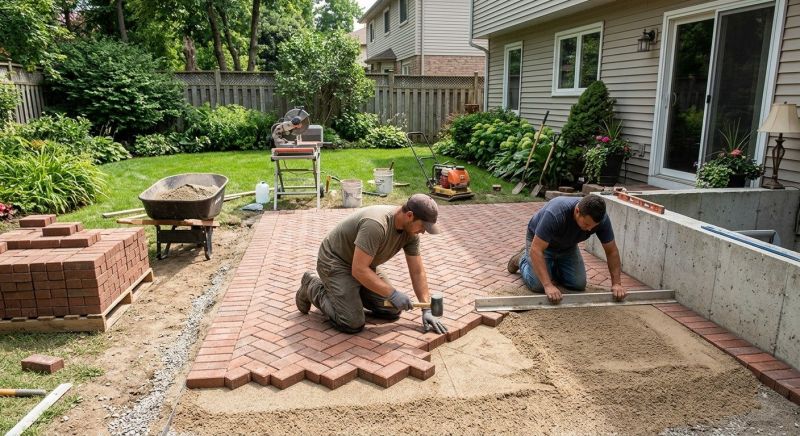 Brick Paving Installation in Braintree, MA