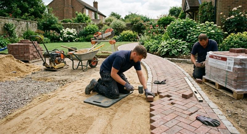 Brick Paving Installation in Clinton, MA