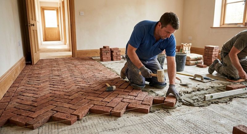 Brick Paving Installation in Concord, MA