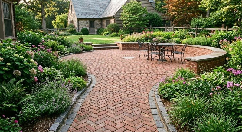 Brick Paving Installation in Wellesley, MA