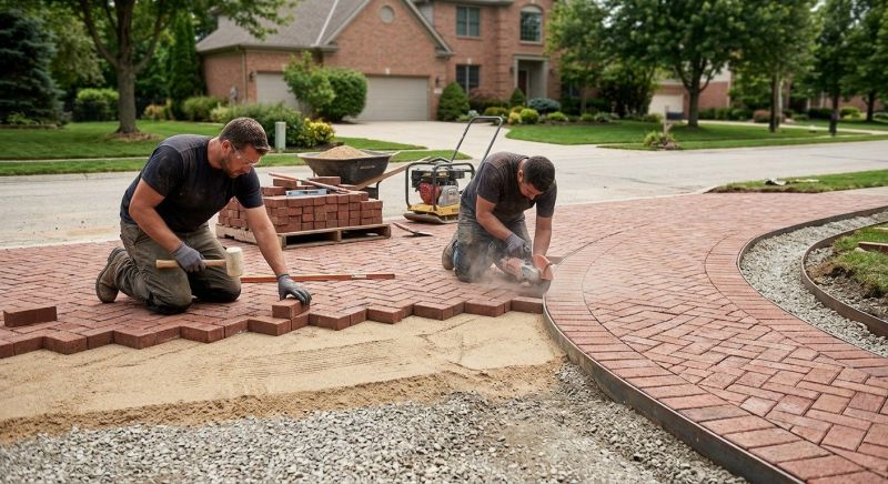 Brick Paving Installation in Woonsocket, RI