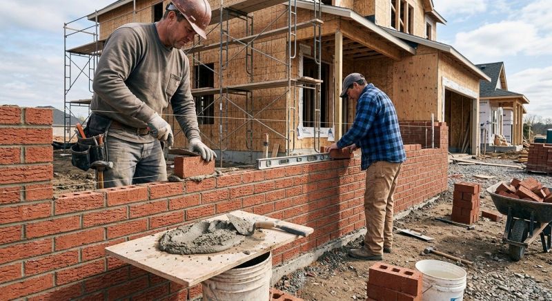 Brick Wall Construction in Framingham, MA