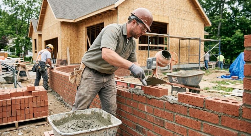 Brick Wall Installation in Groton, MA