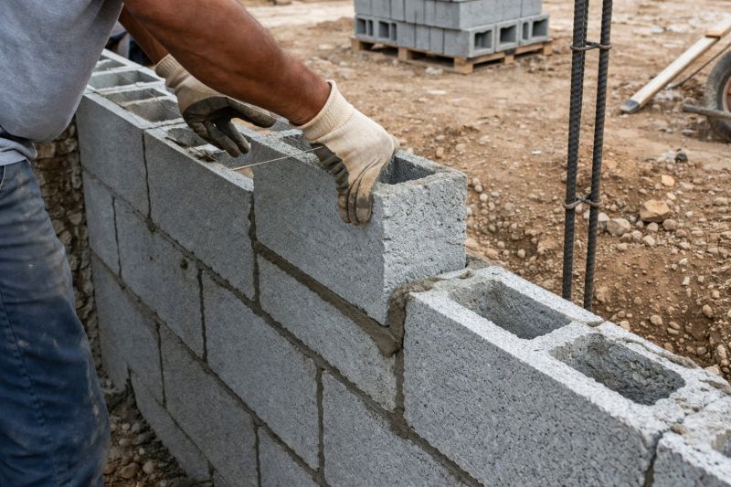 Cinder Blocks Installation in Burlington, MA
