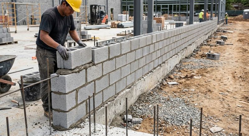 Cinder Blocks Installation in Holliston, MA