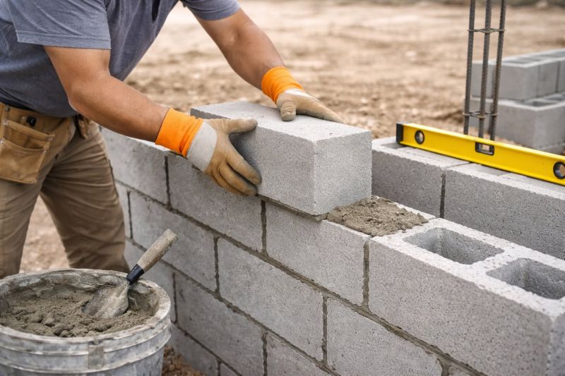 Concrete Blocks Installation in Avon, MA