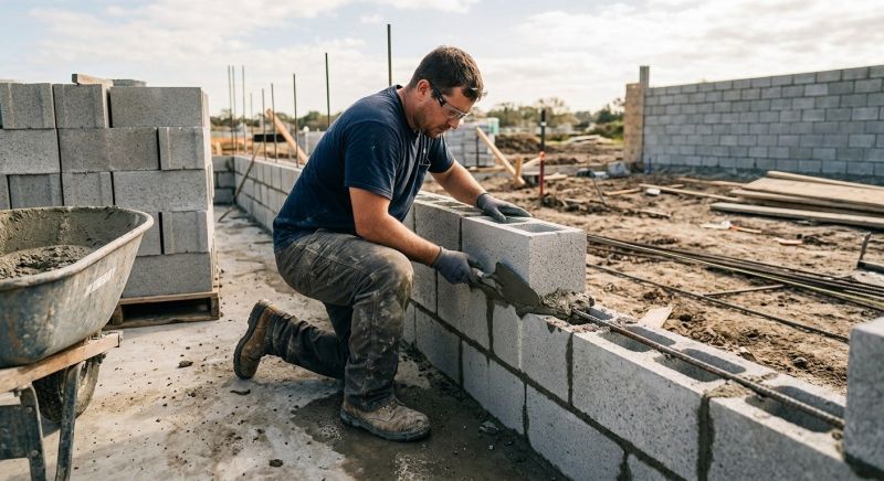 Concrete Blocks Installation in Clinton, MA